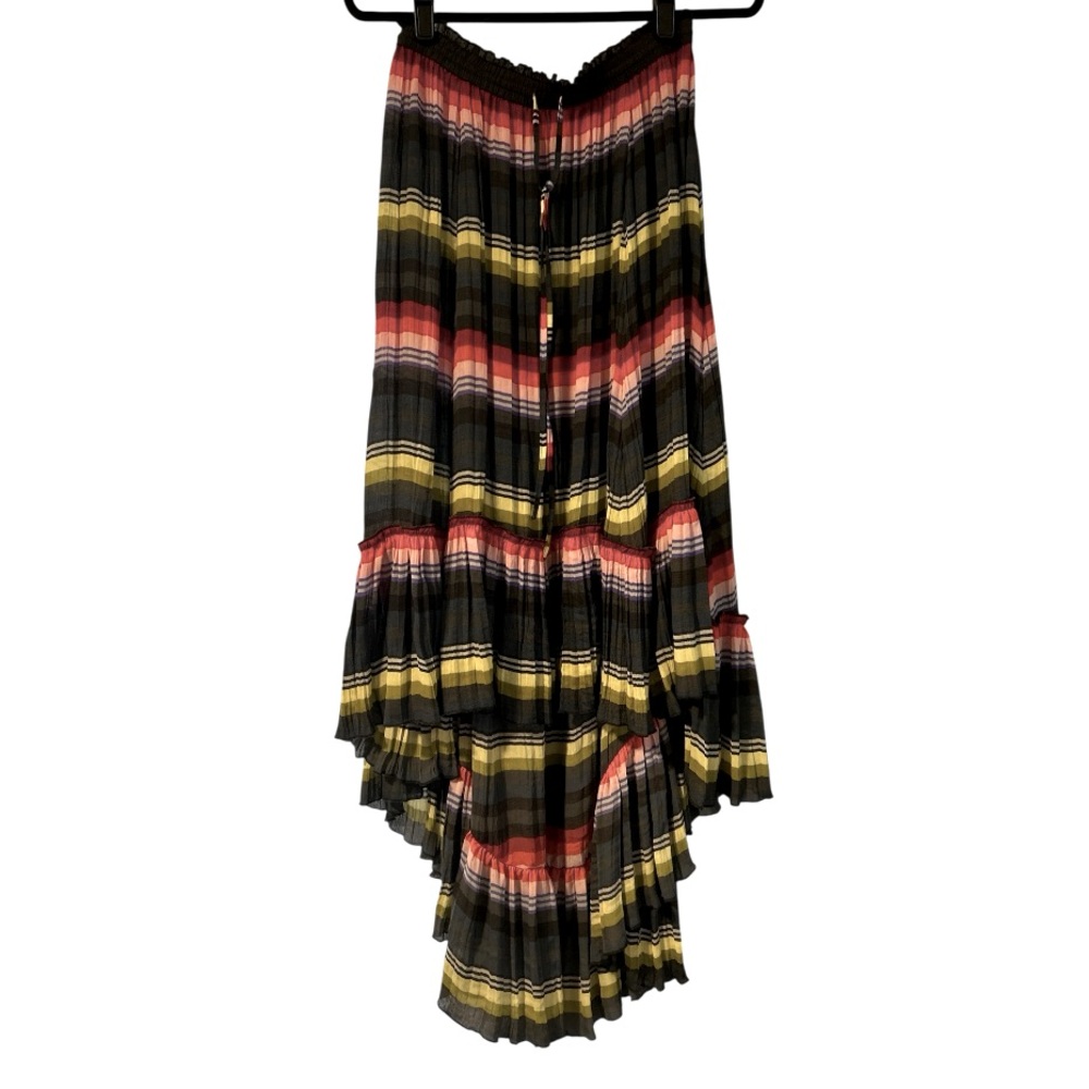 Free People High Low Crinkle skirt size XS - Picture 3 of 7